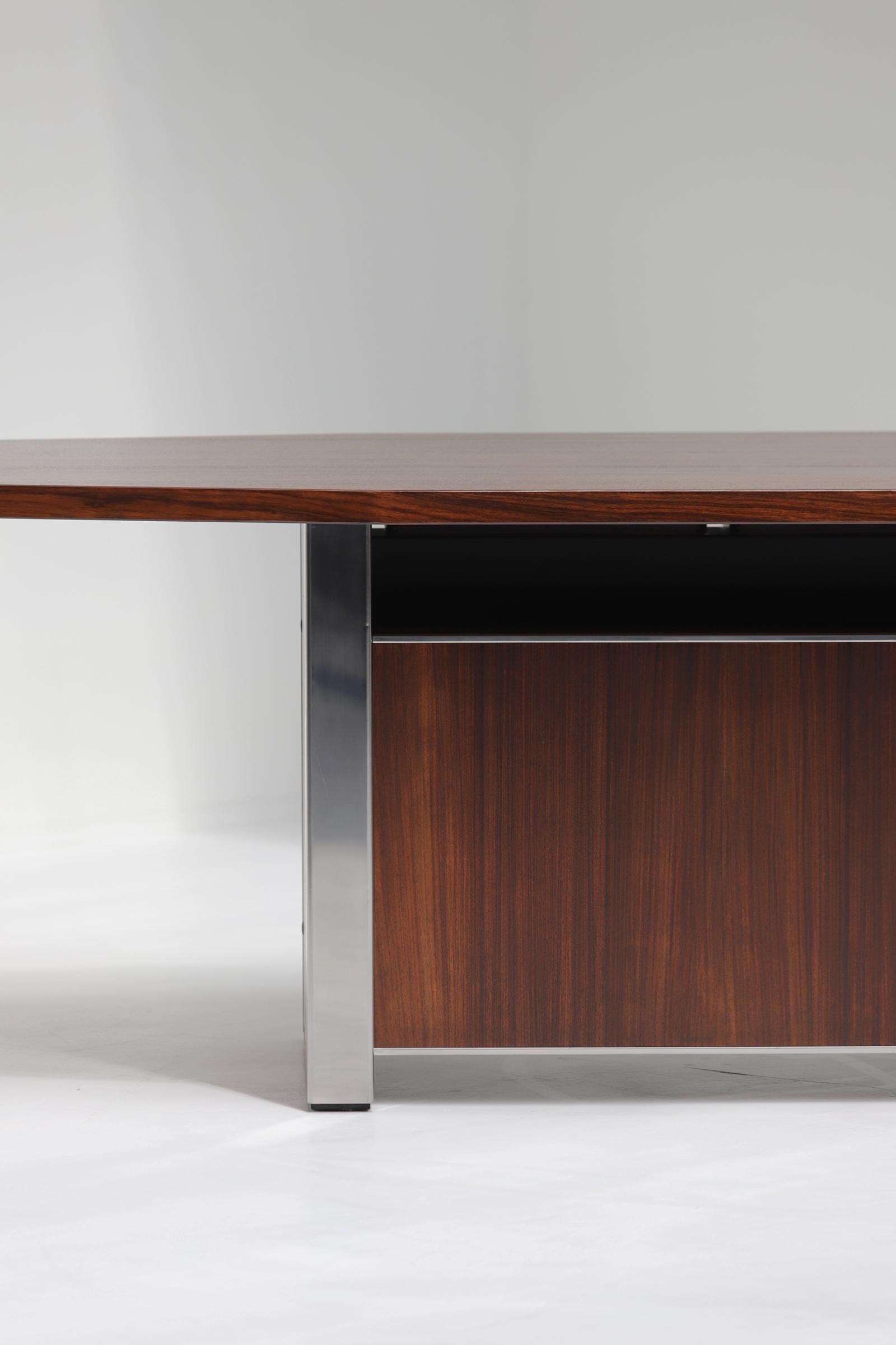 Mid-Century Modern Desk by Desk Ennio Fazioli & Ufficio Tecnico for Mim, Italy  For Sale 6