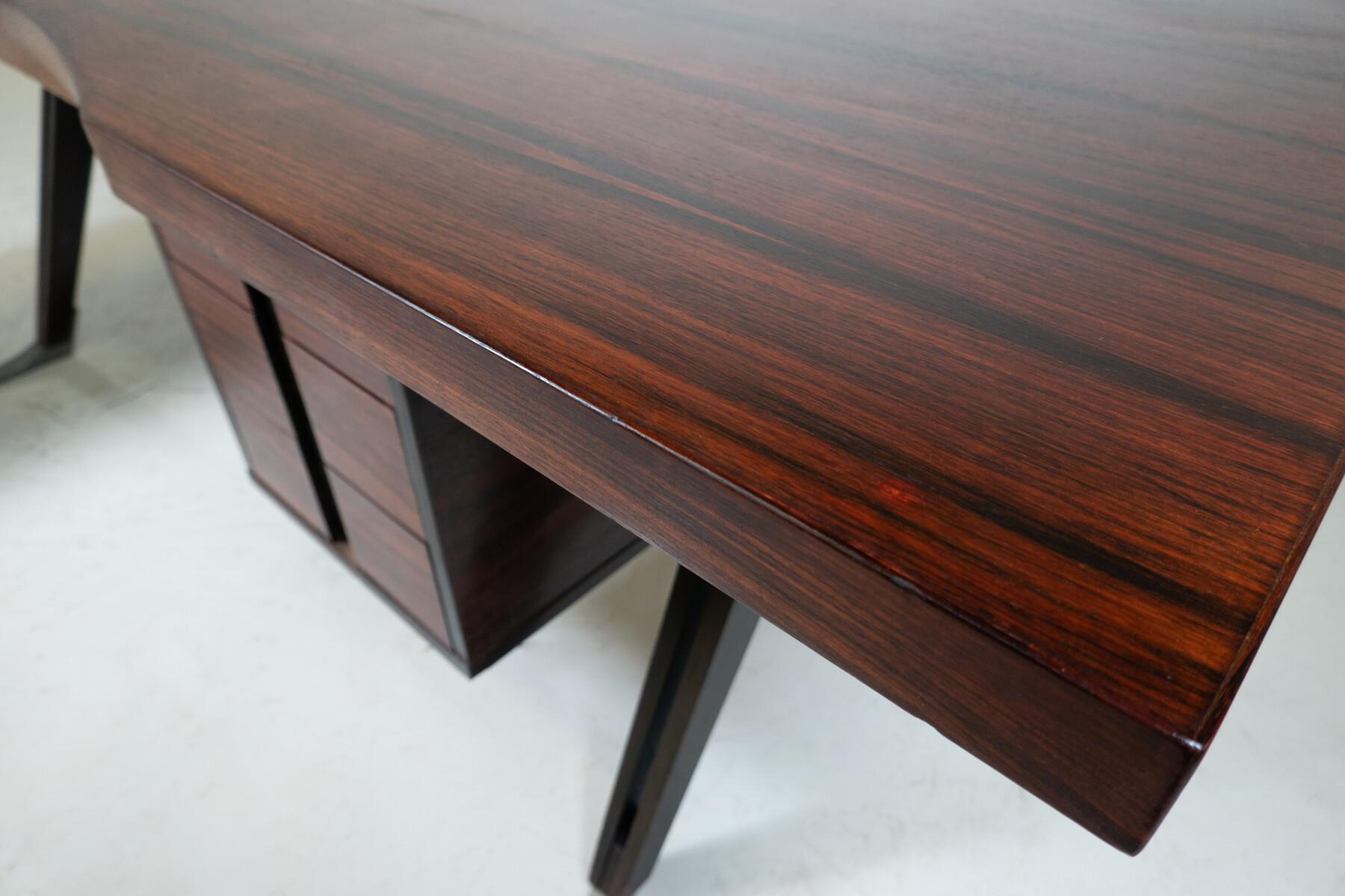 Mid-Century Modern Desk by Ico Parisi for Mim Roma, Italy, 1950s           For Sale 13