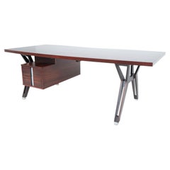 Mid-Century Modern Desk by Ico Parisi for Mim Roma, Italy, 1950s