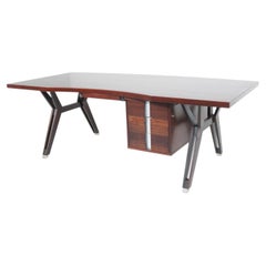 Mid-Century Modern Desk by Ico Parisi for Mim Roma, Italy, 1950s