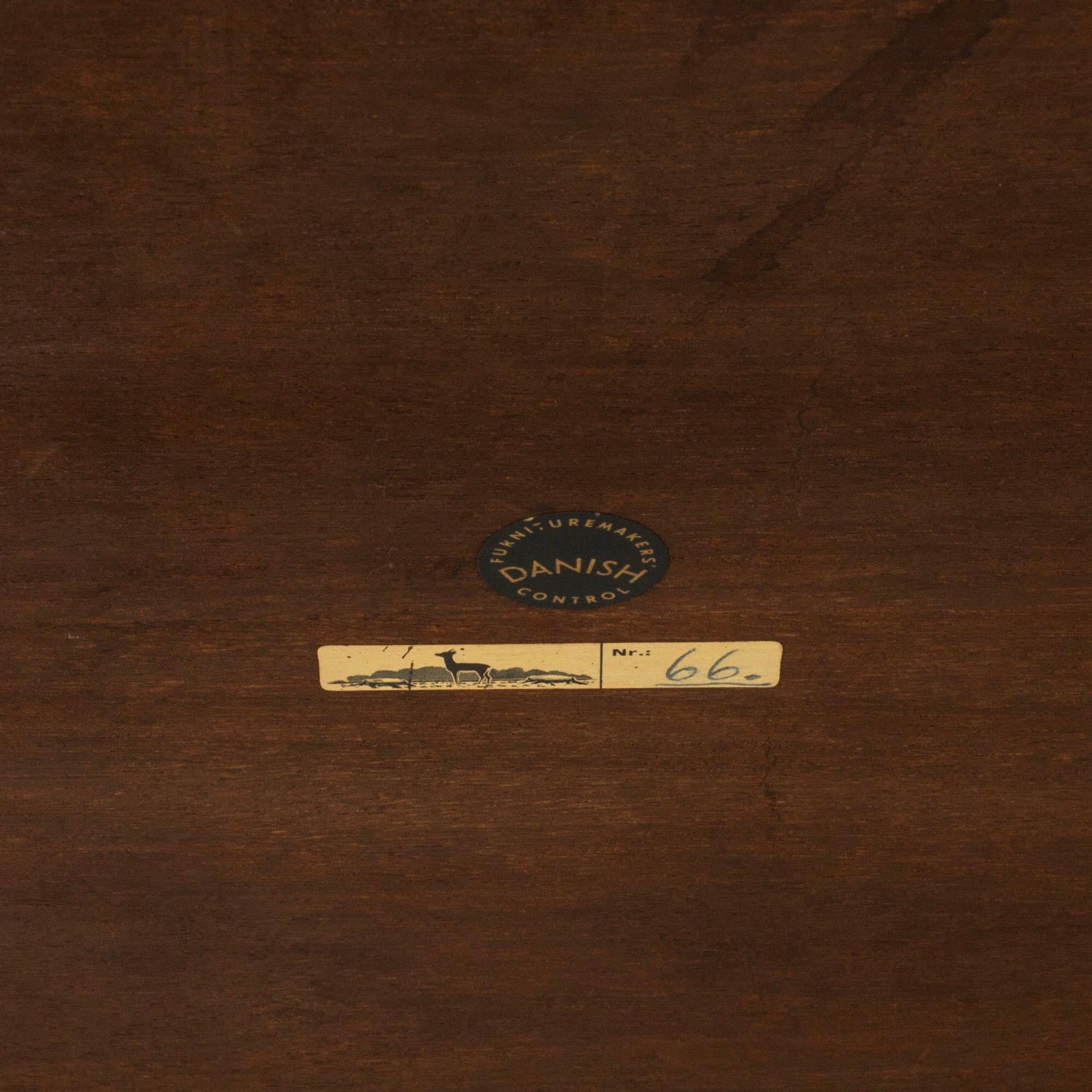 Bureau moderne du milieu du siècle par Severin Hansen, Hansen, Danemark, années 1950 en vente 5