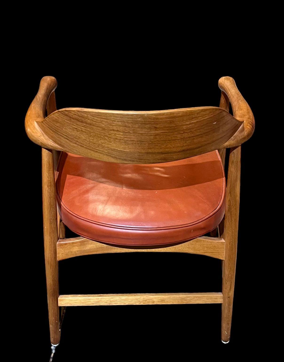 Sedia da scrivania moderna del Mid Century di Johnson Chair Company C.I.C. in vendita 2
