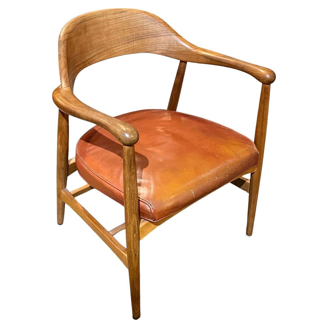 Mid Century Modern Desk Chair By Johnson Chair Company C. 1950’s at 1stDibs