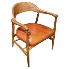 Silla de escritorio moderna de mediados de siglo de Johnson Chair Company años 50