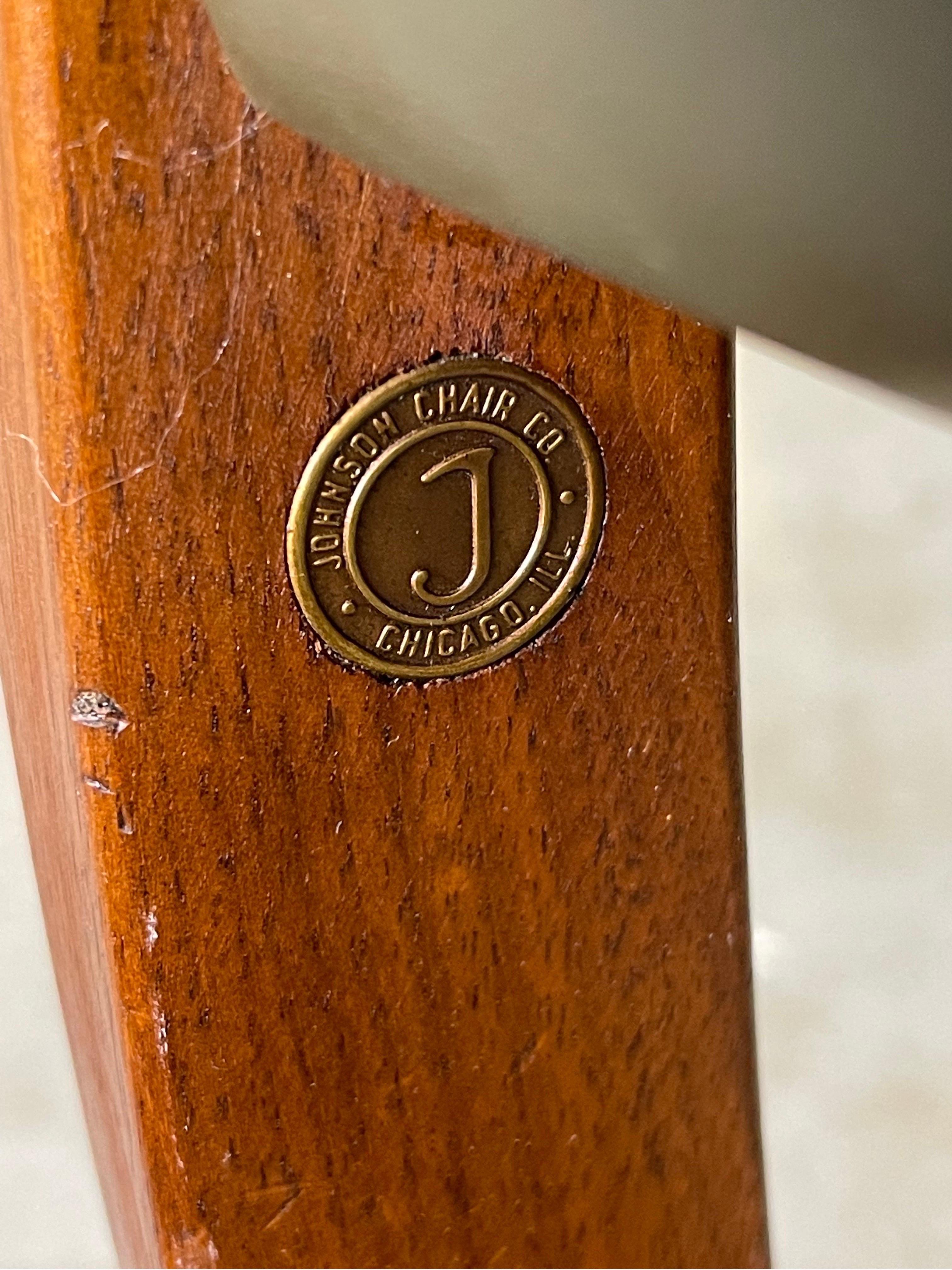 Mid-Century Modern Desk Chair by Johnson Chair Company 1