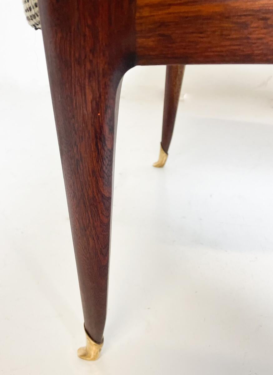 Mid-Century Modern Desk Chair by Vittorio Dassi, Italy, 1960 In Good Condition For Sale In Brussels, BE