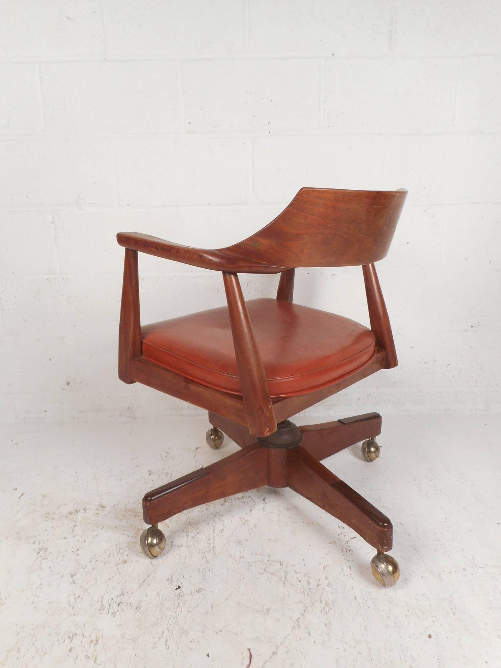 vintage mid century desk chair
