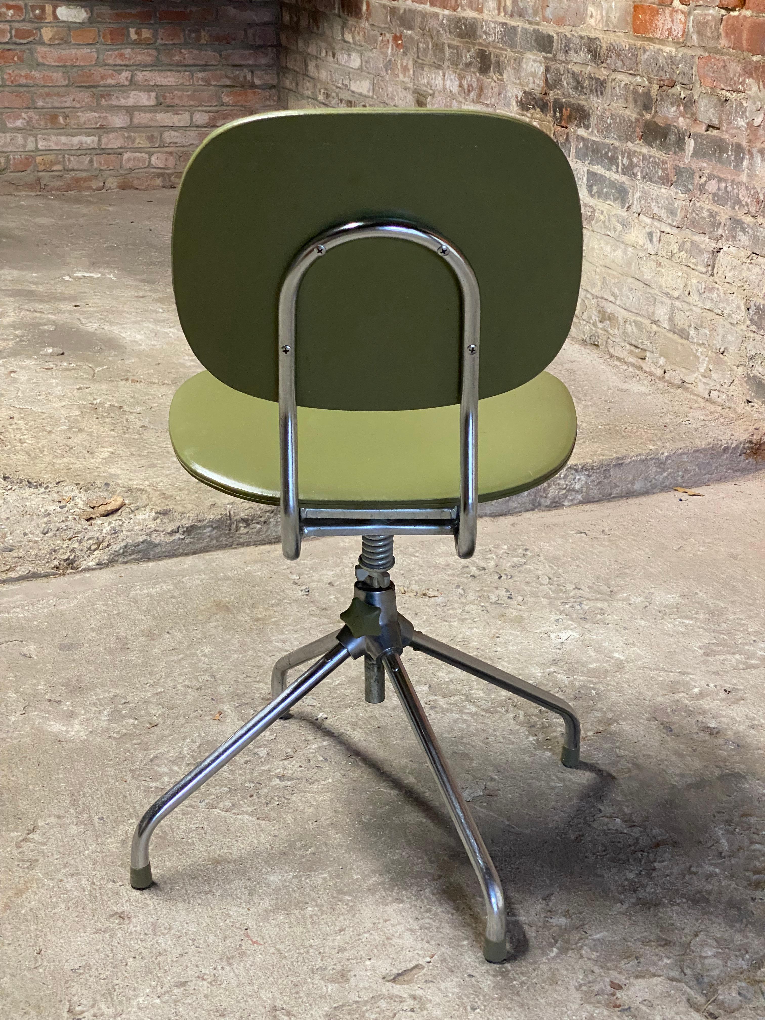 Steel Mid-Century Modern Desk Chair