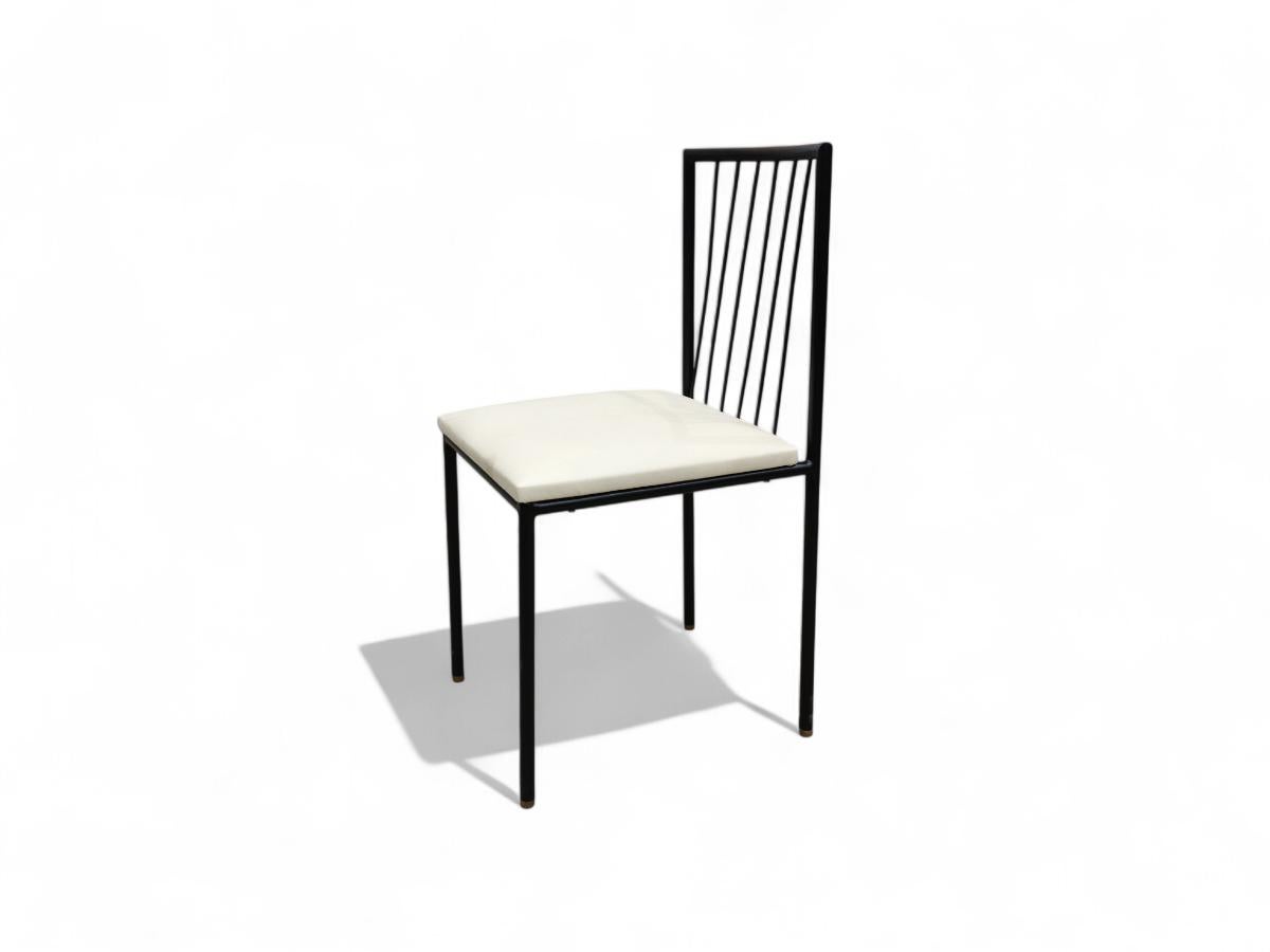 Mid-Century Modern Desk & Chair in Hardwood & Iron by Geraldo de Barros, Brazil For Sale 1