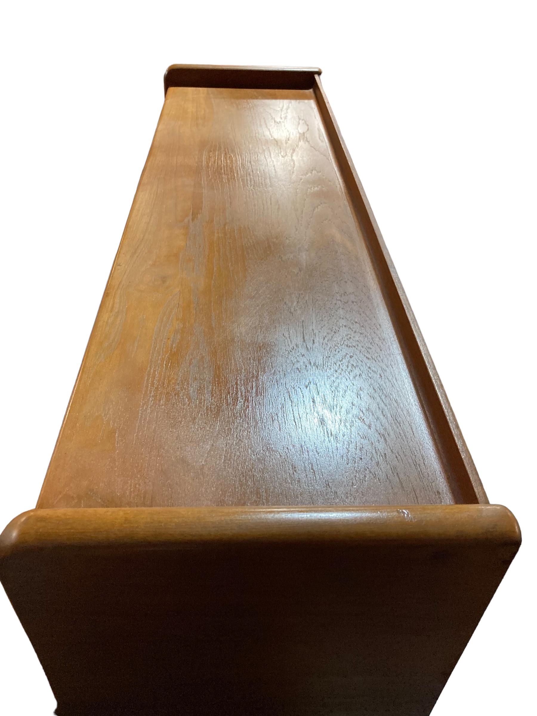 Maple Mid-Century Modern Desk Designed by John Mortensen and Manufactured for Dyrlund