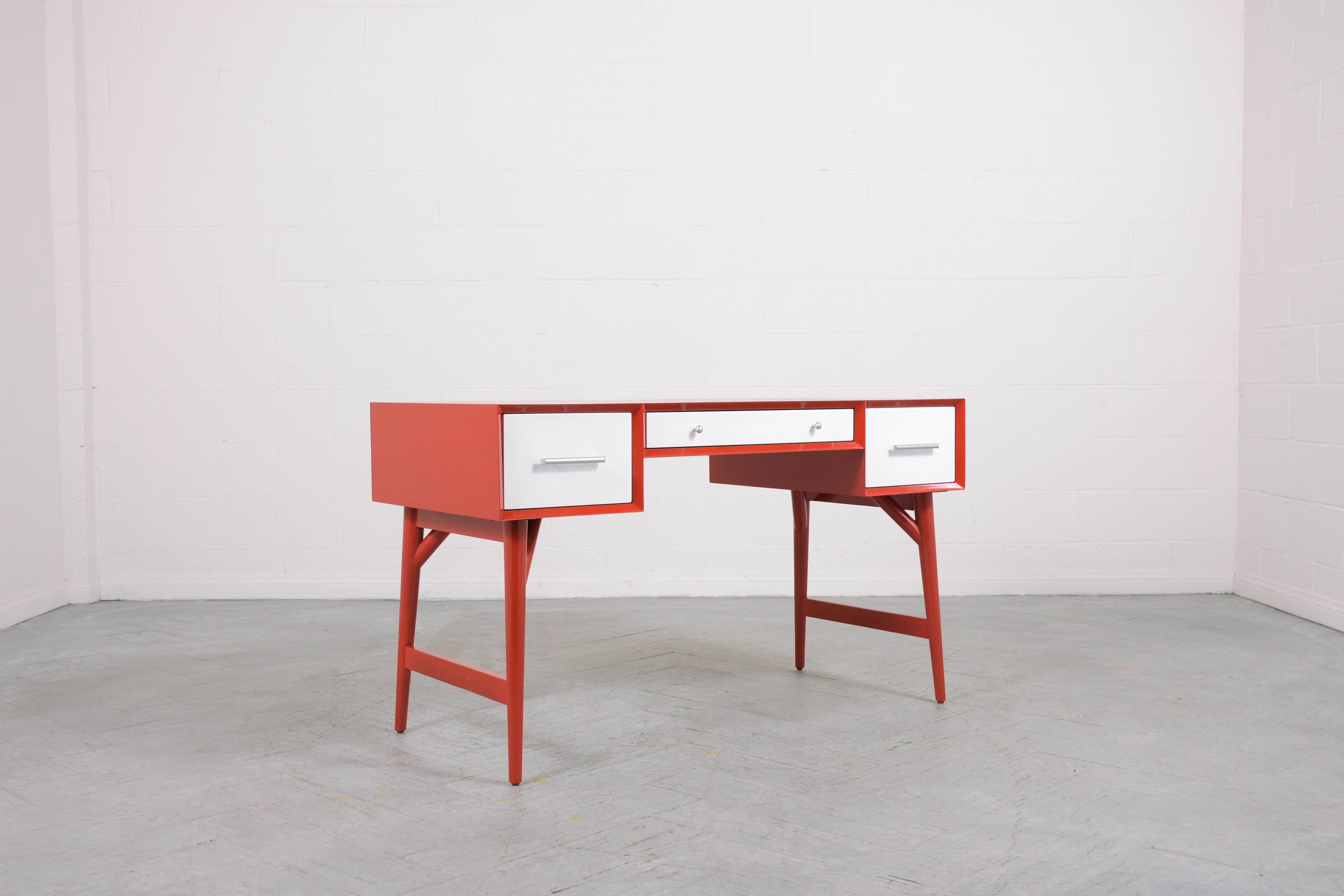 Late 20th Century Vintage Mid-Century Lacquered Desk
