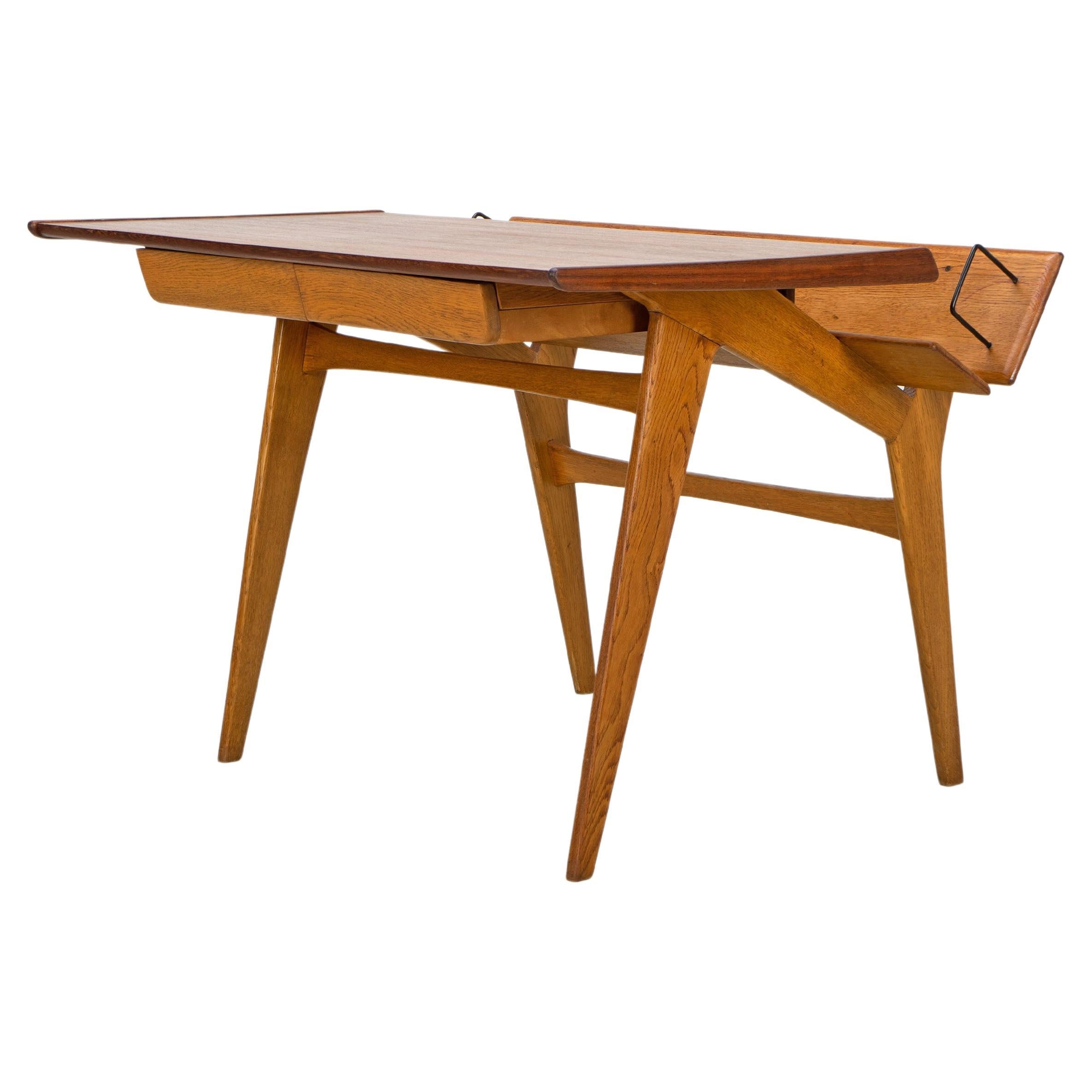 Mid-Century Modern Desk from Teak and Oak, 1950s