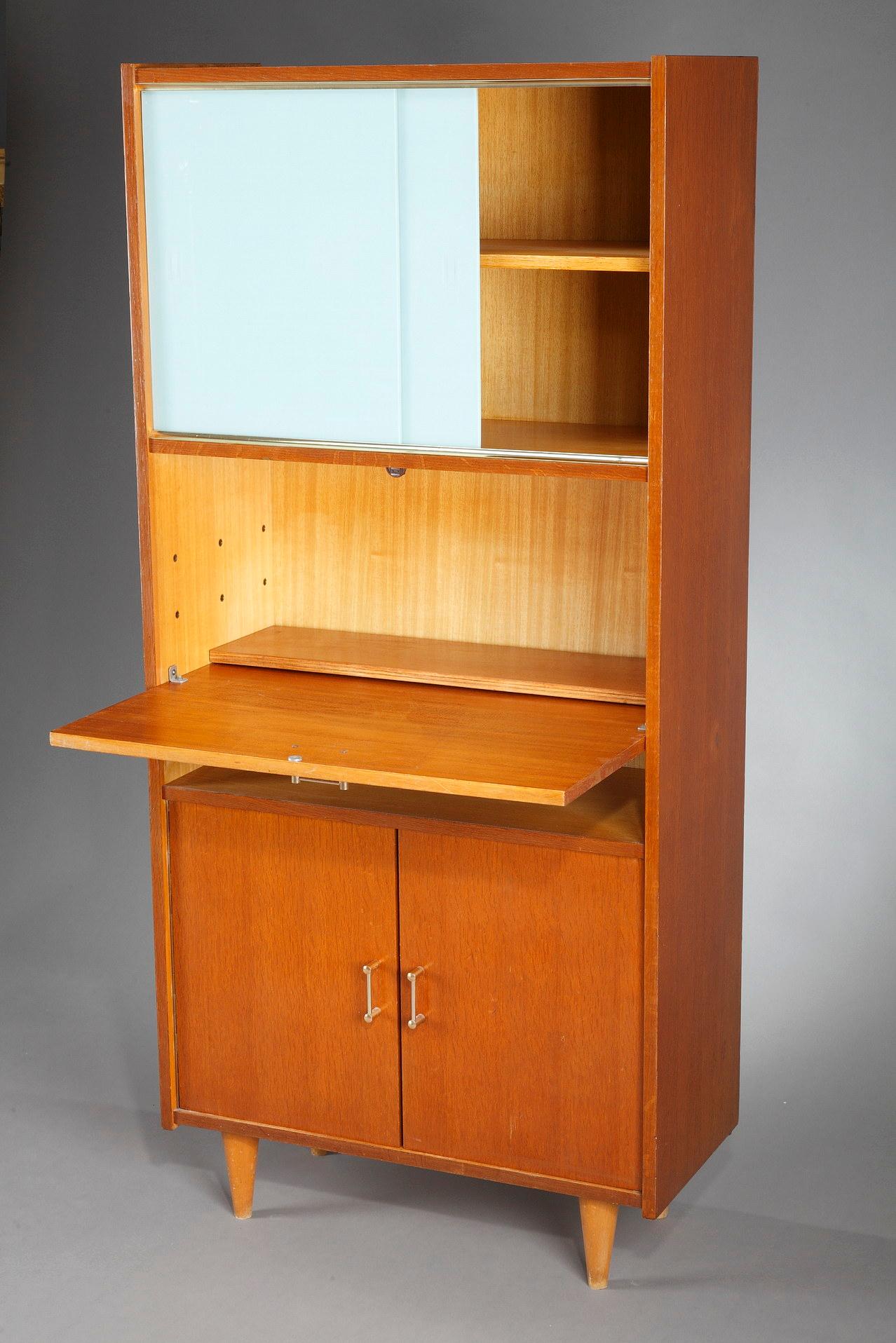 Veneer Mid-Century Modern Desk from the 1960s For Sale