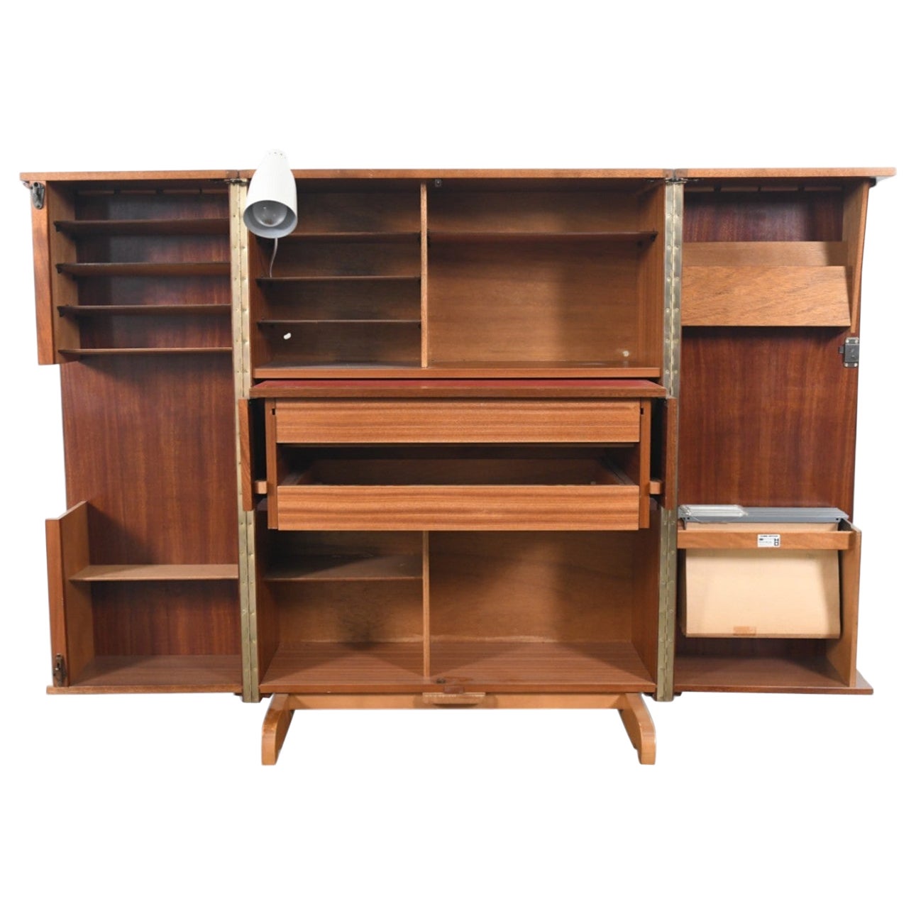 Mid Century Modern "Desk in in a Box" Home Office For Sale