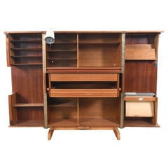 Mid Century Modern "Desk in in a Box" Home Office