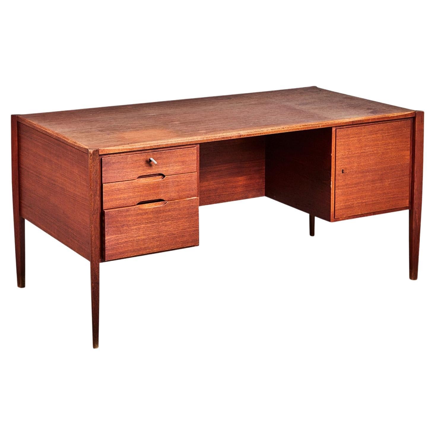 MidCentury Modern Teak FlipTop Desk by Jens Quistgaard at 1stDibs