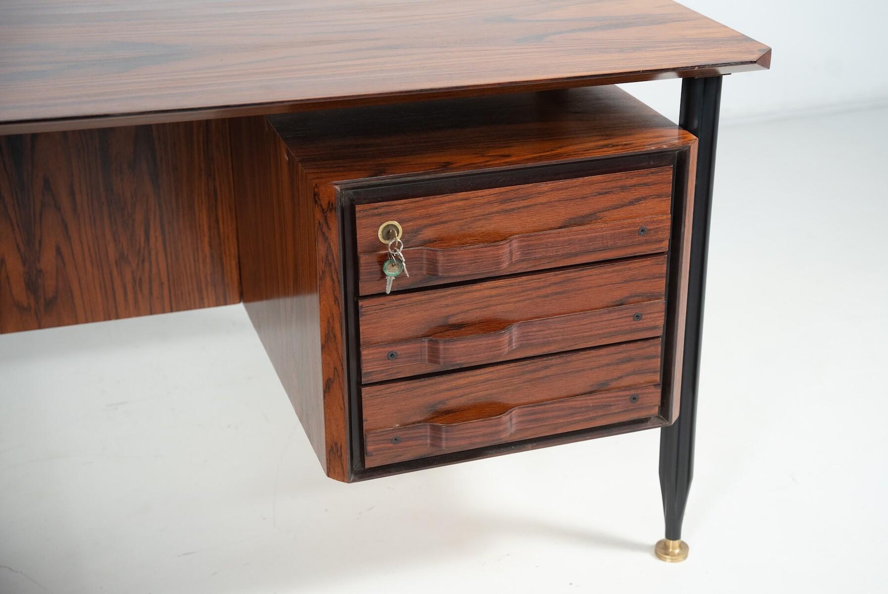Mid-Century Modern Desk, Italy, 1960s For Sale 5