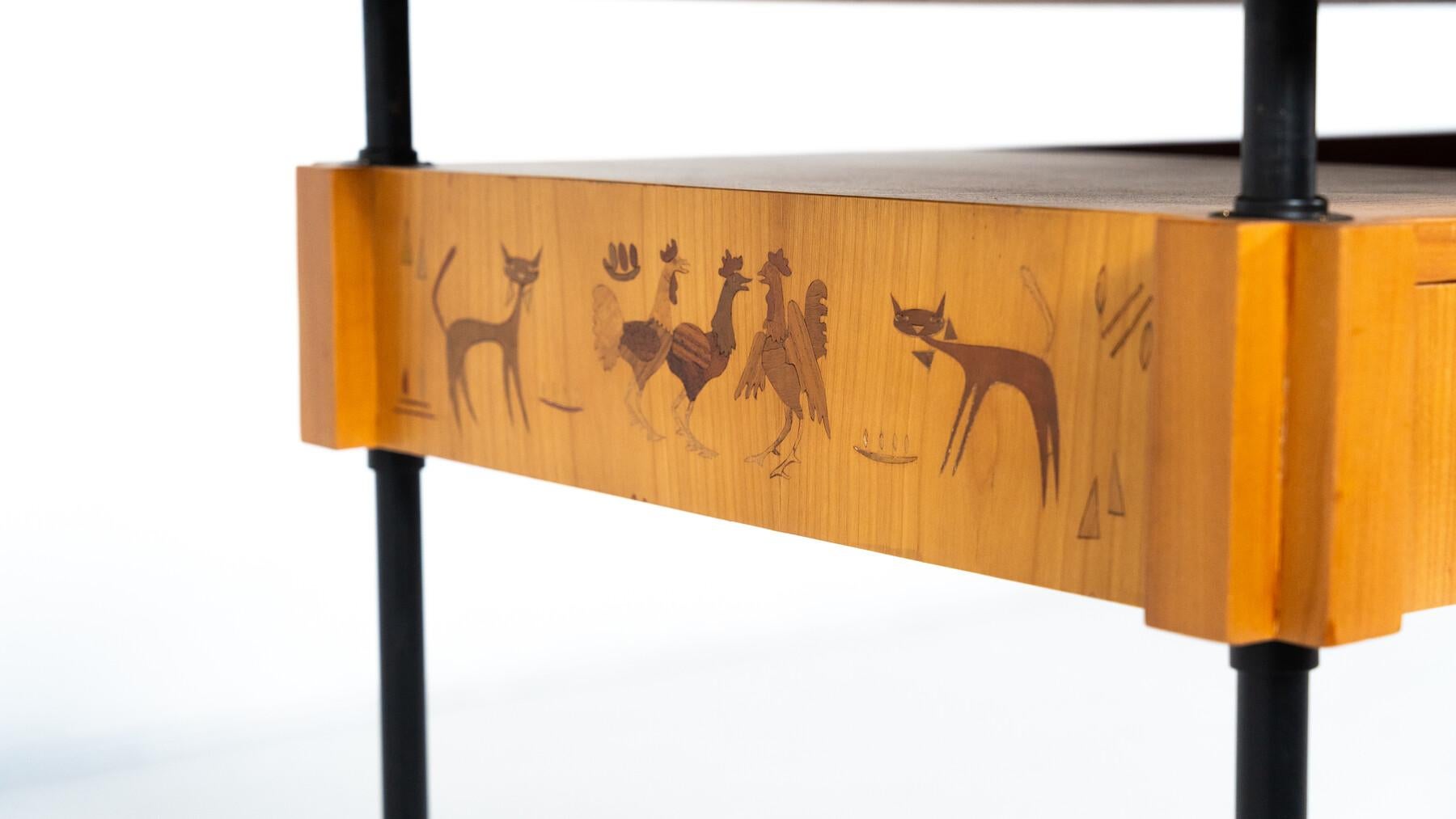 Mid-Century Modern Desk, Italy, 1960s For Sale 9