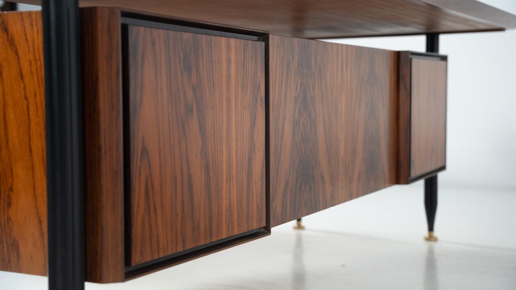 Mid-Century Modern Desk, Italy, 1960s For Sale 11