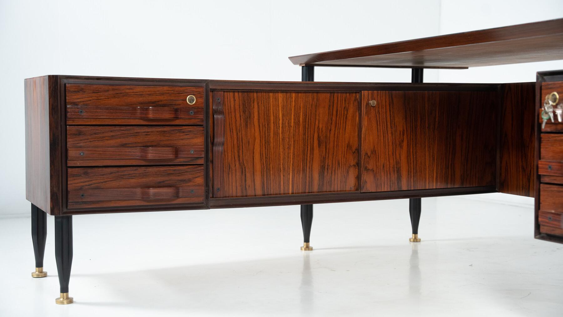 Italian Mid-Century Modern Desk, Italy, 1960s For Sale