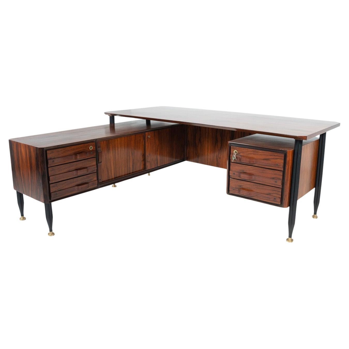 Mid-Century Modern Desk, Italy, 1960s