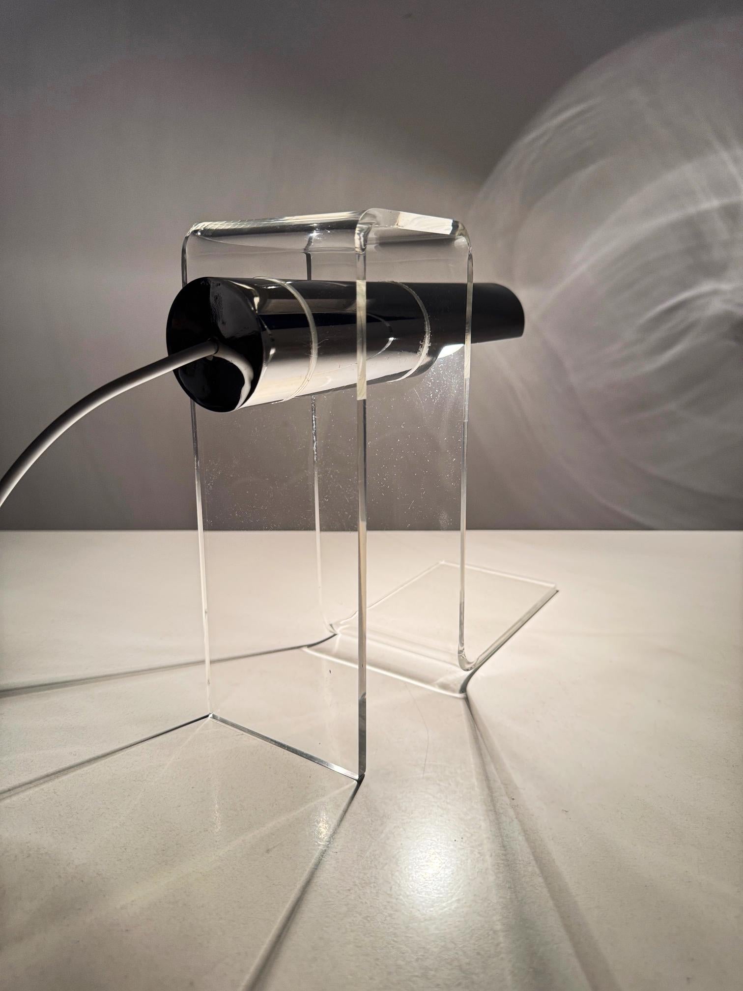 Mid-Century Modern Desk Lamp attributed to Fase 80s Spain, Sonneman Style 3