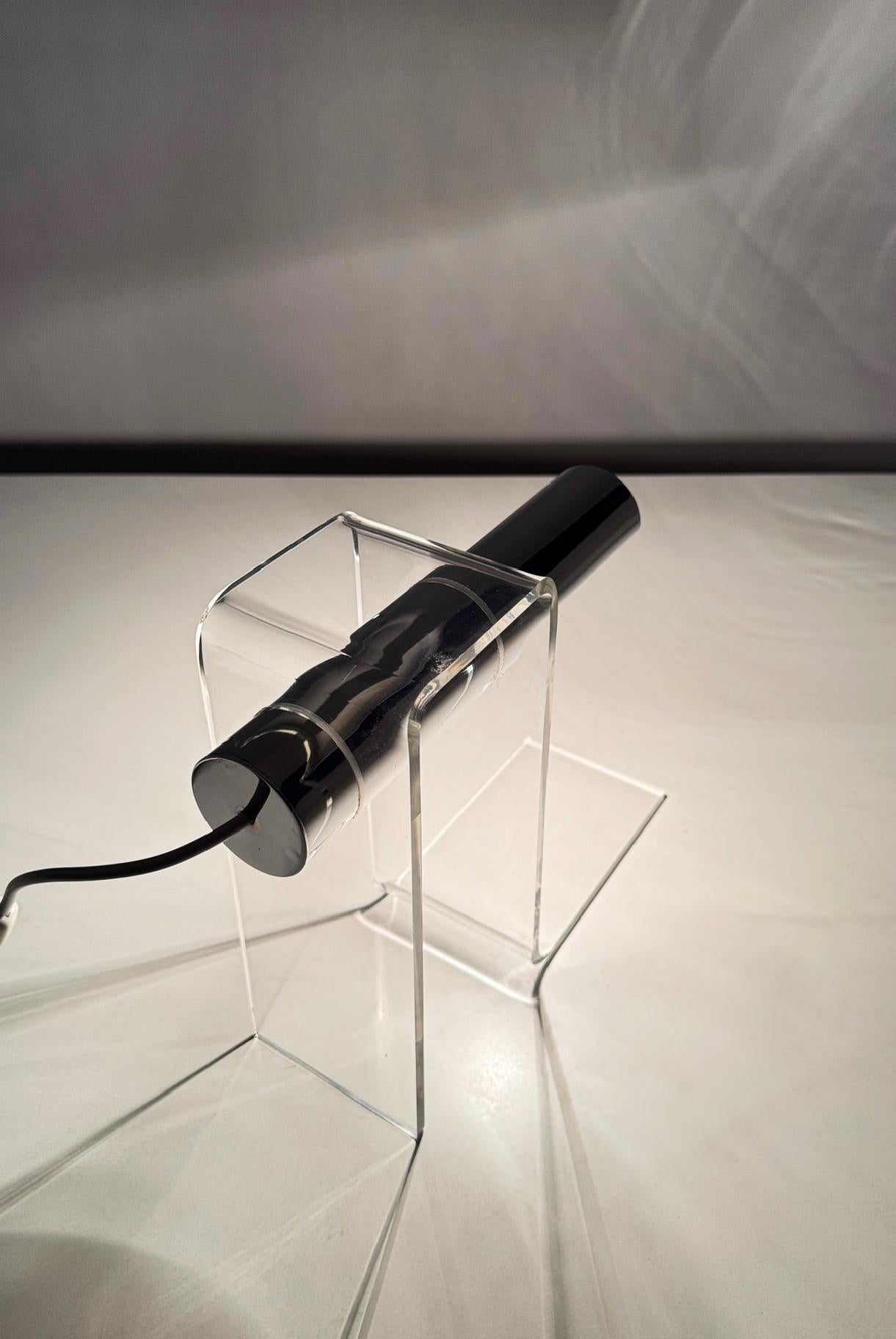 Mid-Century Modern Desk Lamp attributed to Fase 80s Spain, Sonneman Style 1