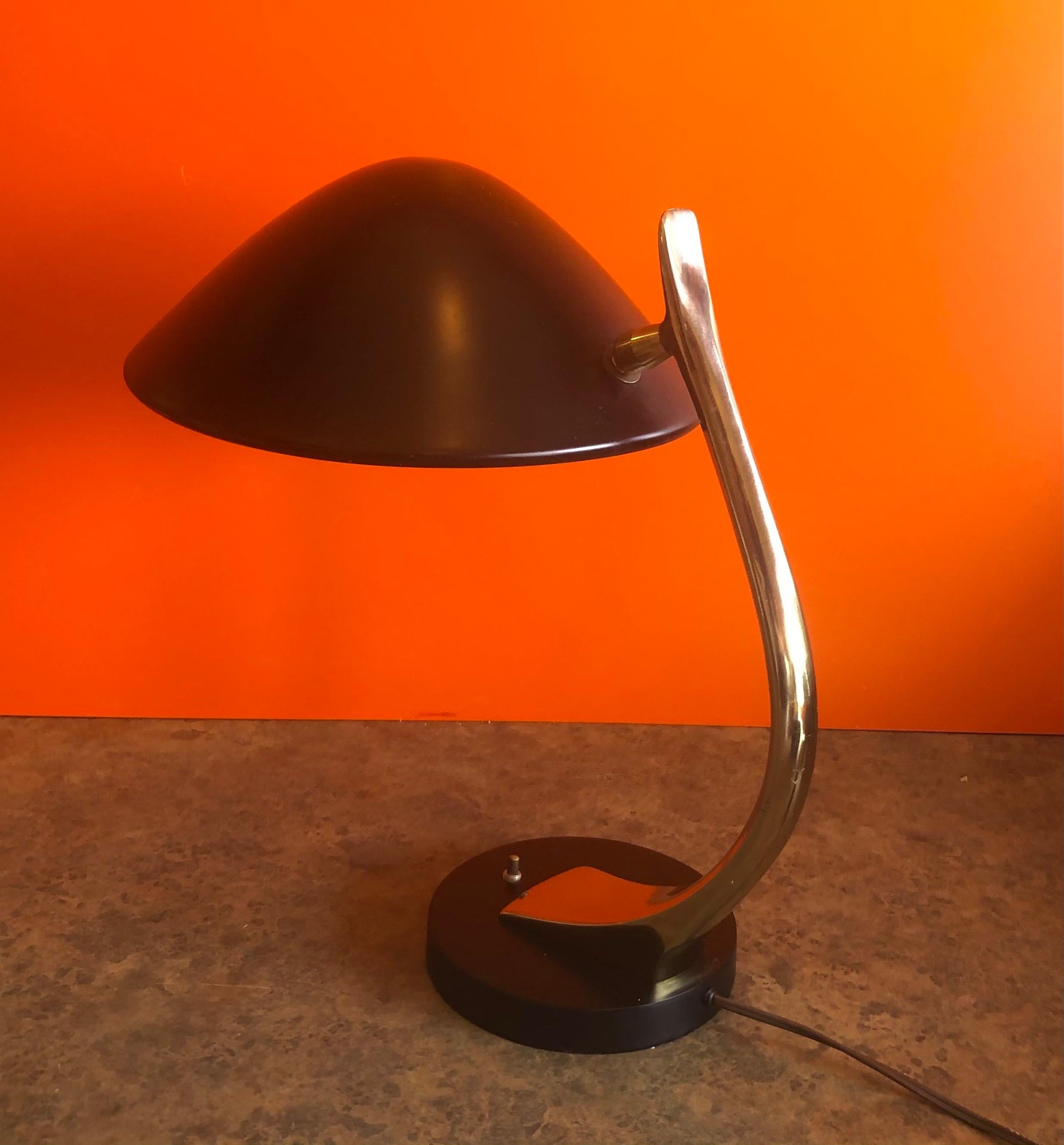 Metal Mid-Century Modern Desk Lamp by Laurel Lamp Co.
