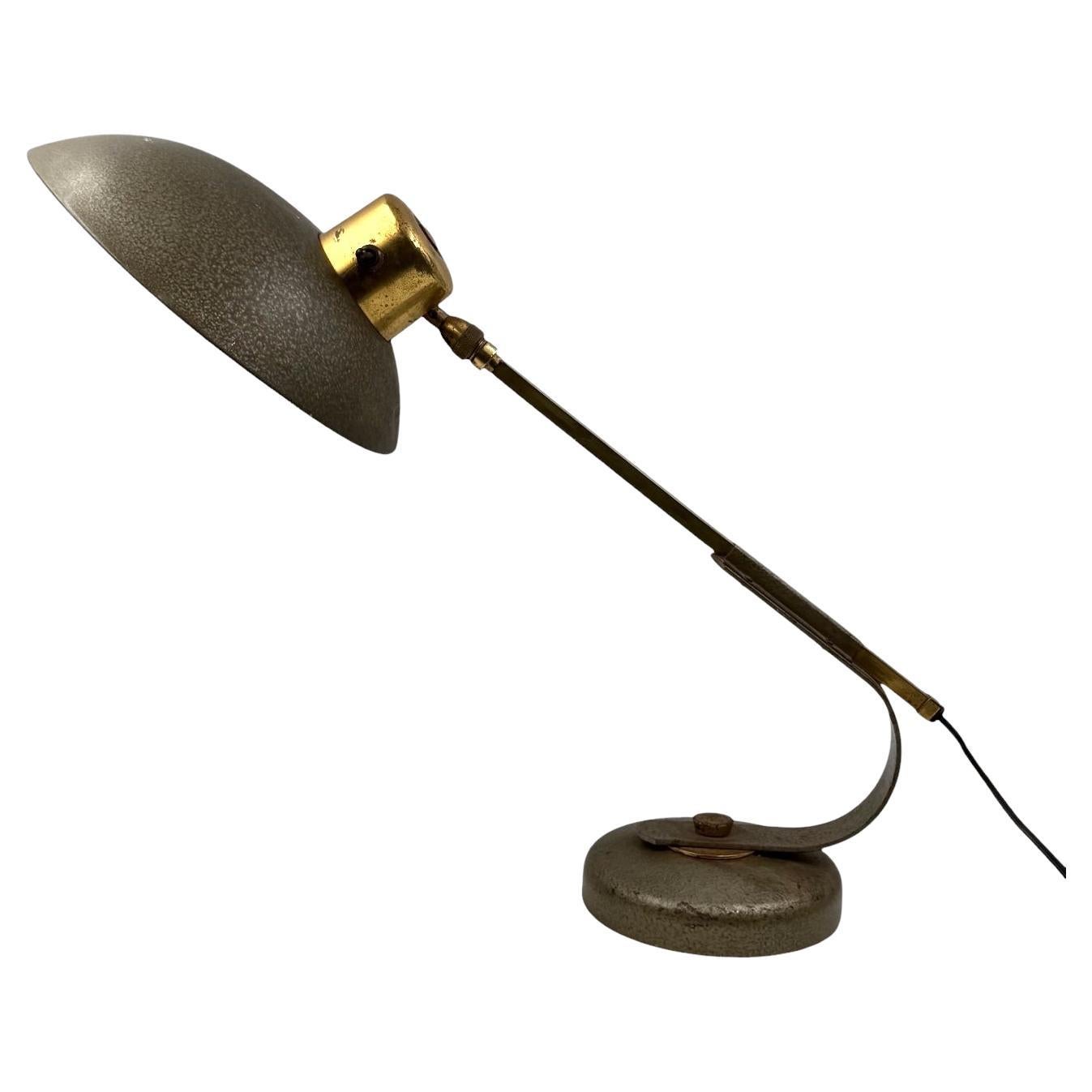 Lampe de bureau moderne, Ferdinand Solère France 1950s