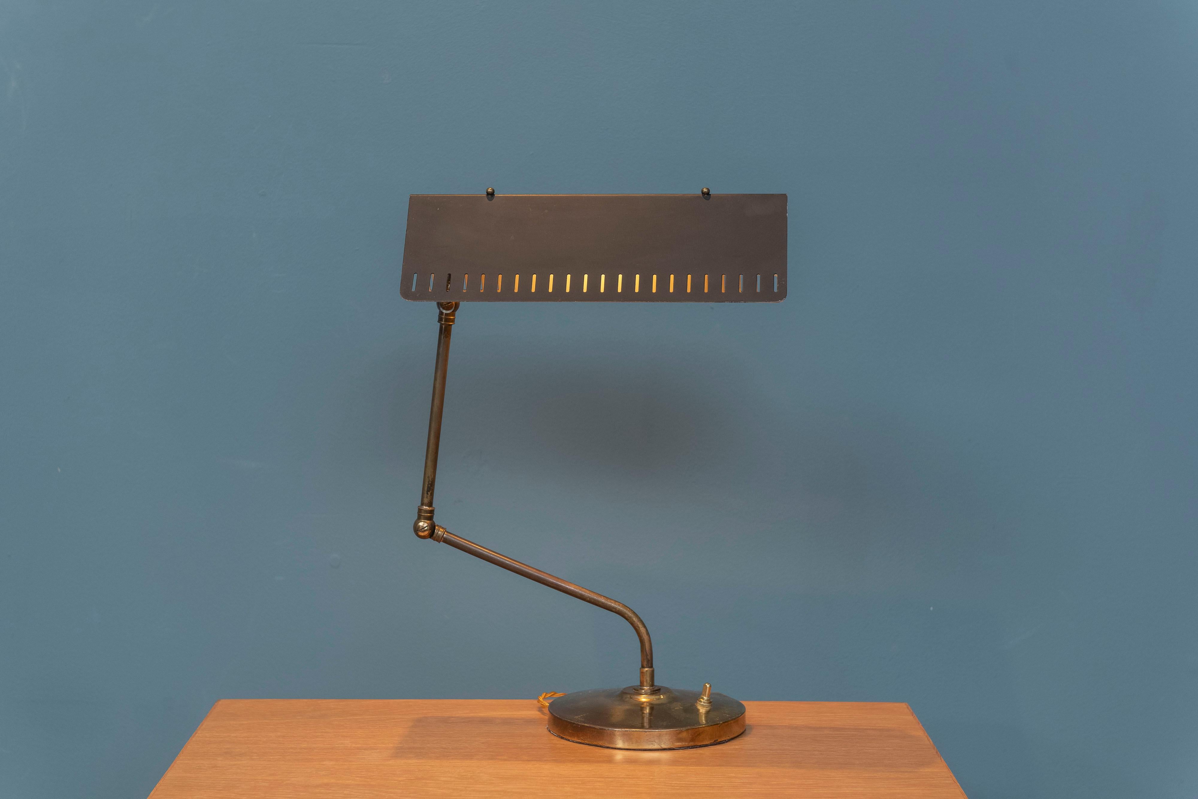 French Mid-Century Modern Desk Lamp