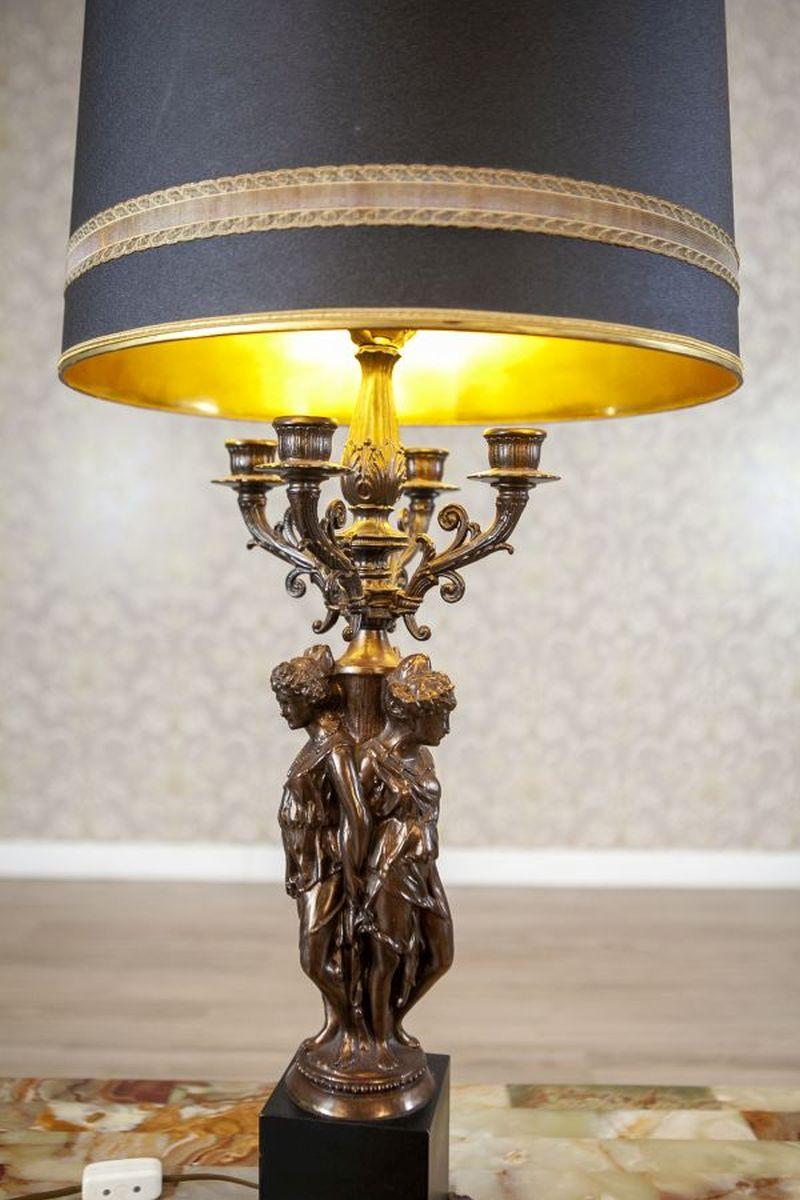 Lampada da scrivania moderna della metà del XX secolo in nero in vendita 4