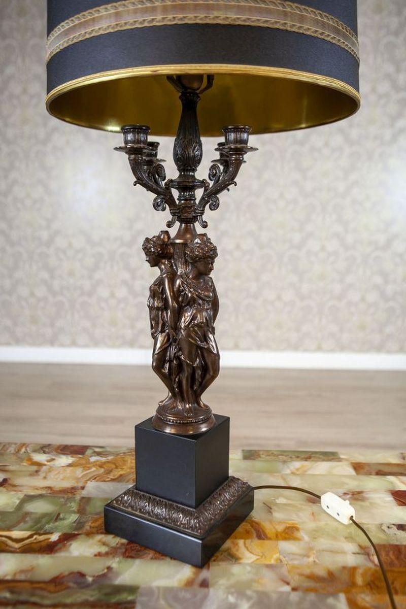 Lampada da scrivania moderna della metà del XX secolo in nero in vendita 5