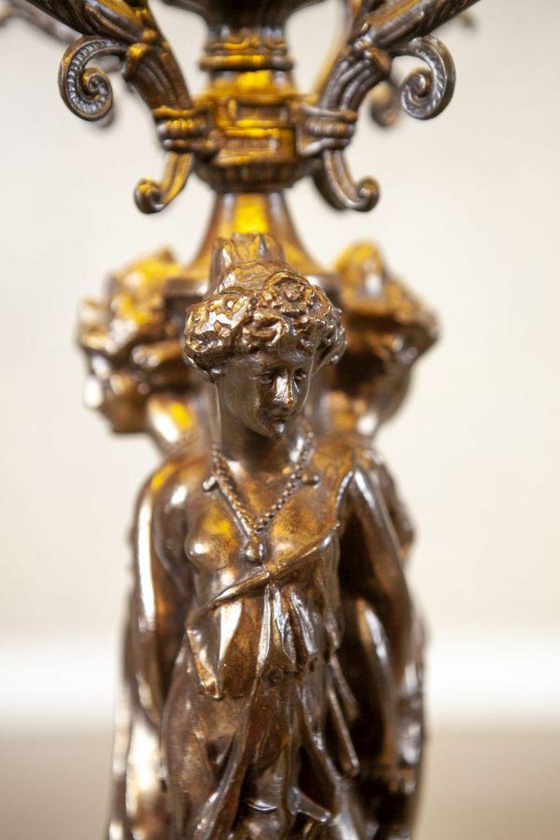 Lampada da scrivania moderna della metà del XX secolo in nero In condizioni buone in vendita a Opole, PL