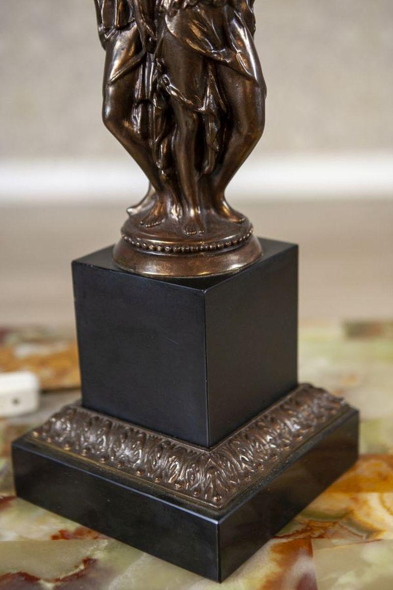 Lampada da scrivania moderna della metà del XX secolo in nero in vendita 3