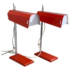 Mid-century modern desk lamps by Josef Hurka for Lidokov