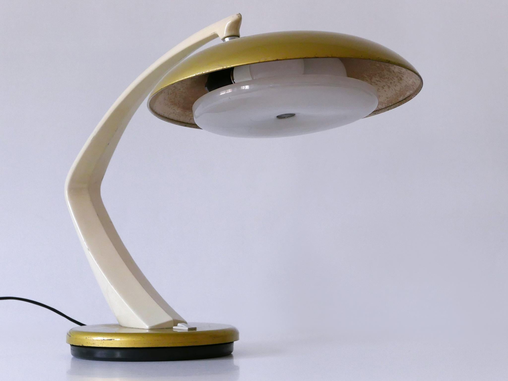 Moderne Schreibtisch- oder Tischlampe aus der Mitte des Jahrhunderts „Boomerang 64“ von Fase Spain 1960er Jahre im Angebot 10