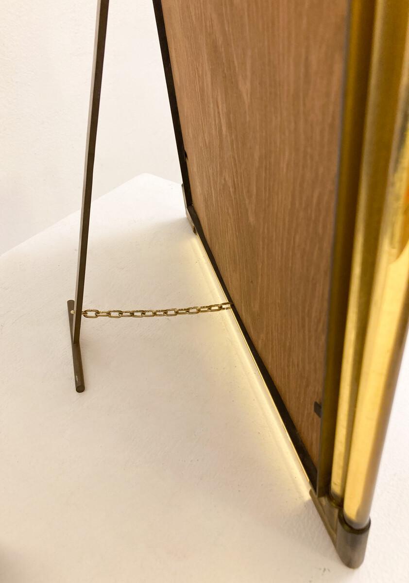 Mid-Century Modern Desk Mirror, Italy, 1970s In Good Condition For Sale In Brussels, BE