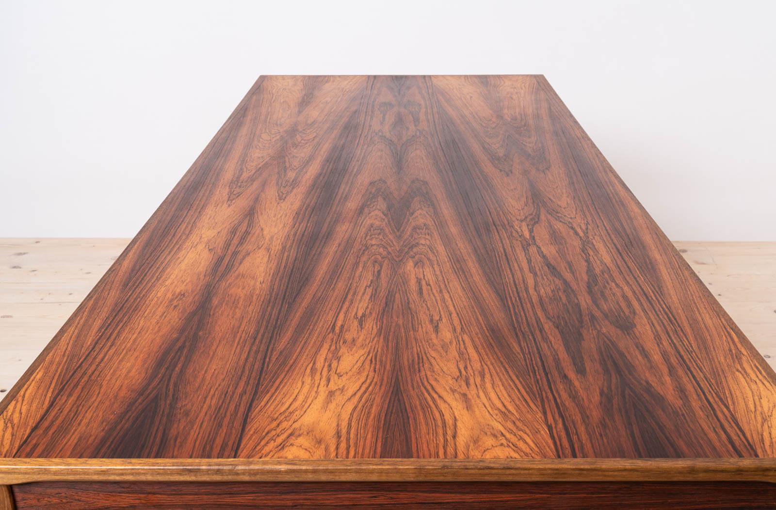 Mid-Century Modern Desk, Norway, 1960s, attributed to Torbjorn Afdal In Good Condition For Sale In Wrocław, Poland