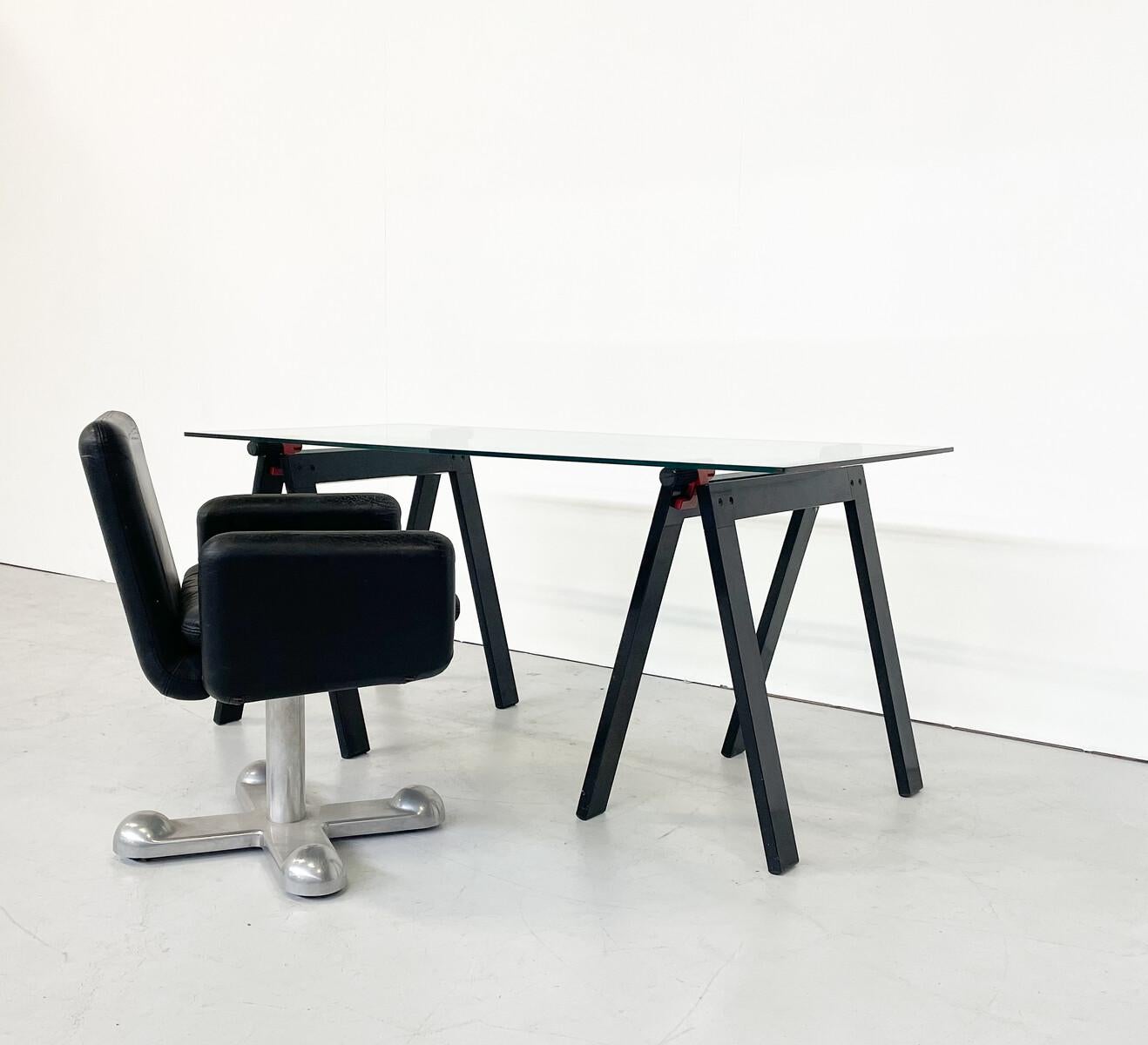Mid-Century Modern Desk/Table by Gae Aulenti for Zanotta, Italy, 1970s For Sale 1