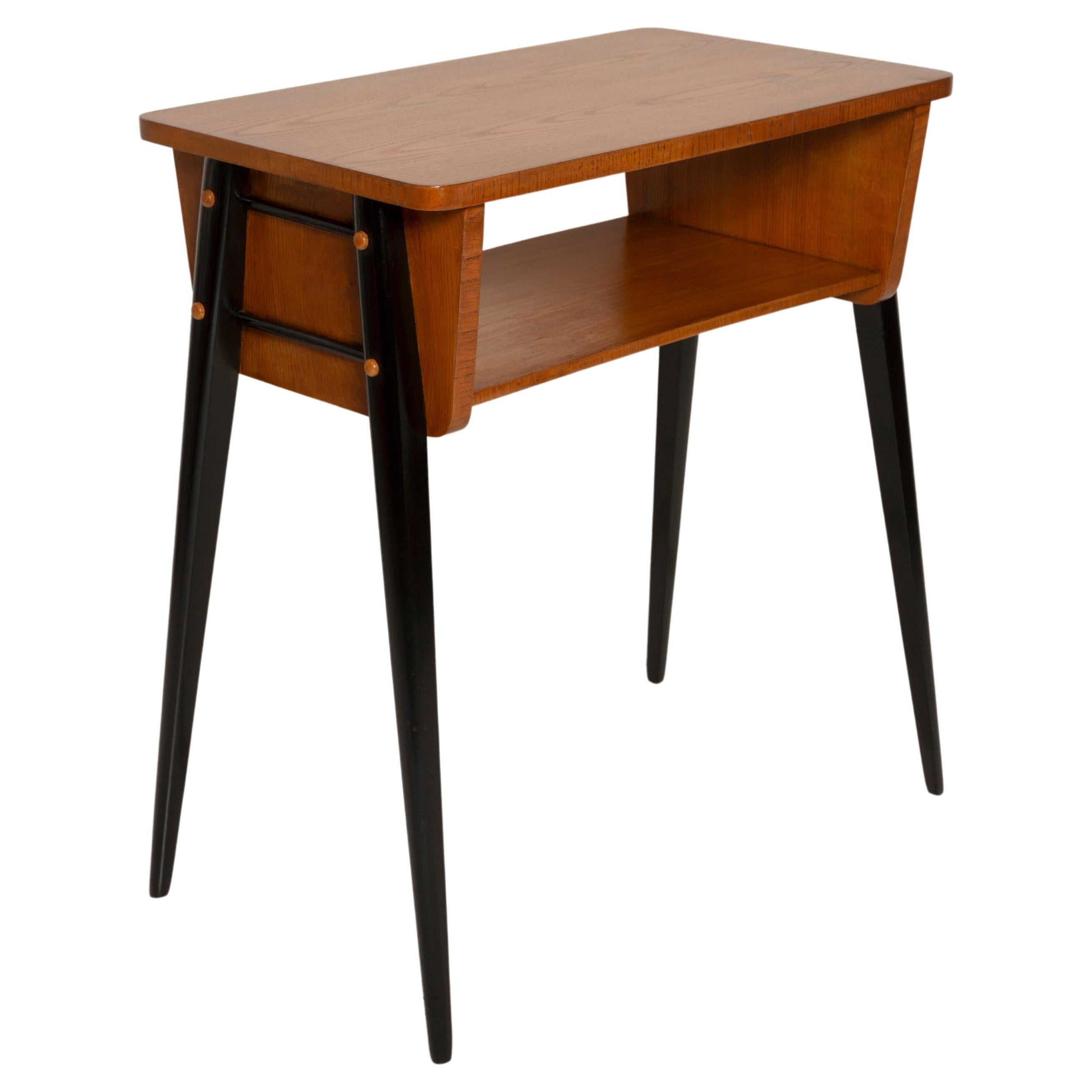 Mid-Century Modern Desk Table, Vintage, Art Deco, Europe, Poland, 1960s For Sale