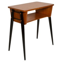 Table de bureau moderne du milieu du siècle dernier, vintage, Art déco, Europe, Pologne, années 1960