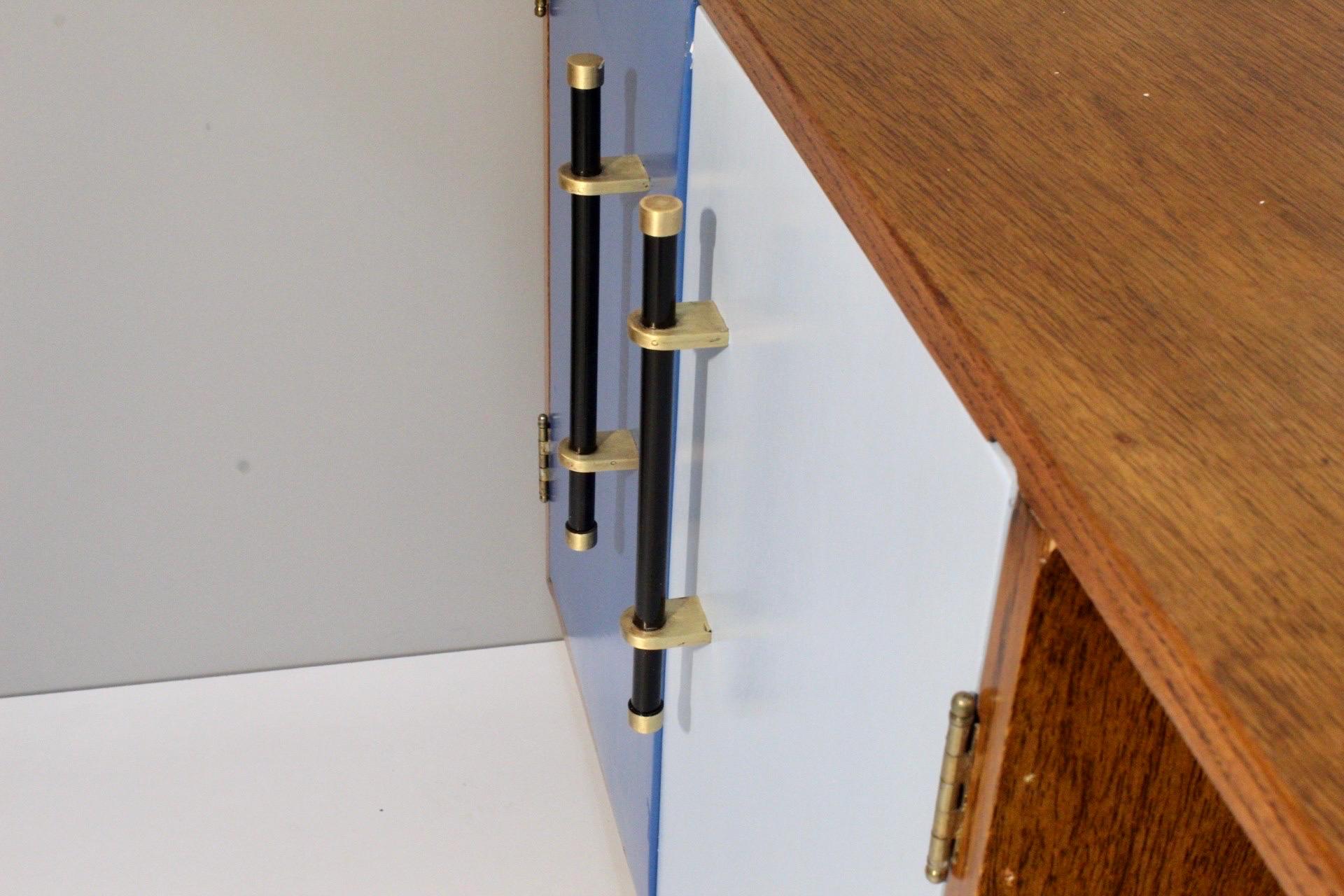 Mid-Century Modern Desk w/ Bookcase & Cabinet 1