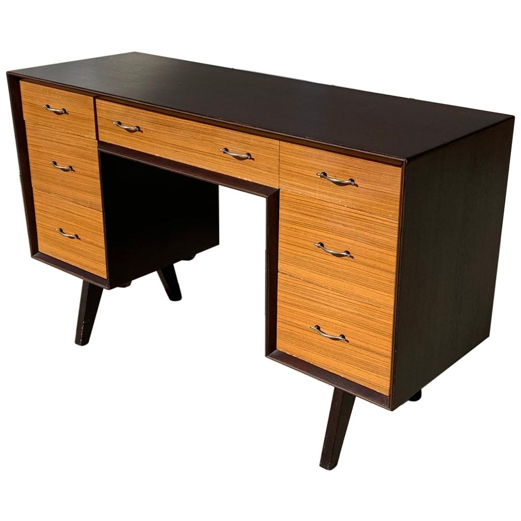 Half Circle Desk with Exterior Shelves at 1stDibs