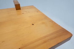 Mid-Century Modern Desk with Drawers, Pine Wood, Italy, 1960s