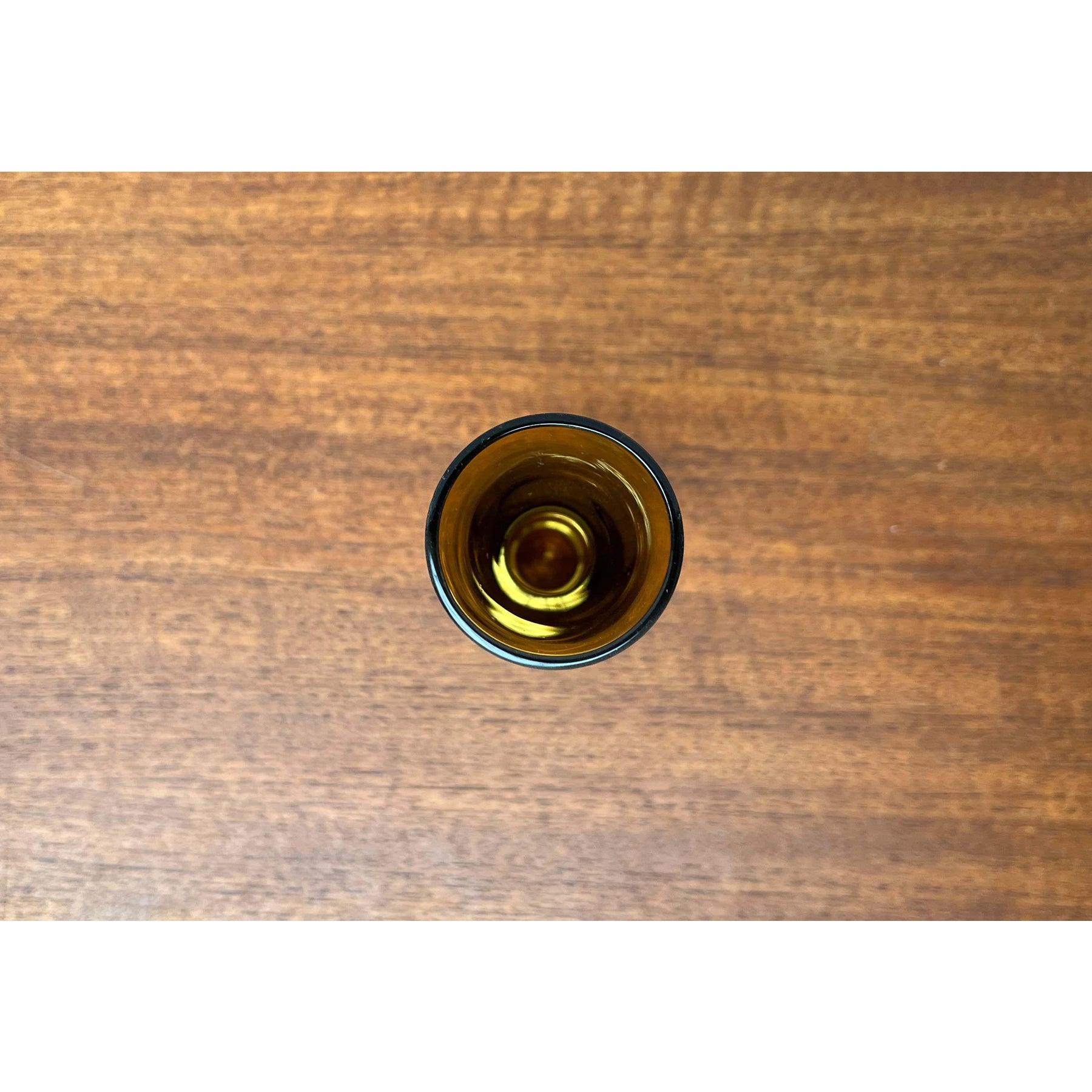Vaso di vetro Diabolo di Riihimäki Lasi, anni '60, della modernità di metà secolo in vendita 4