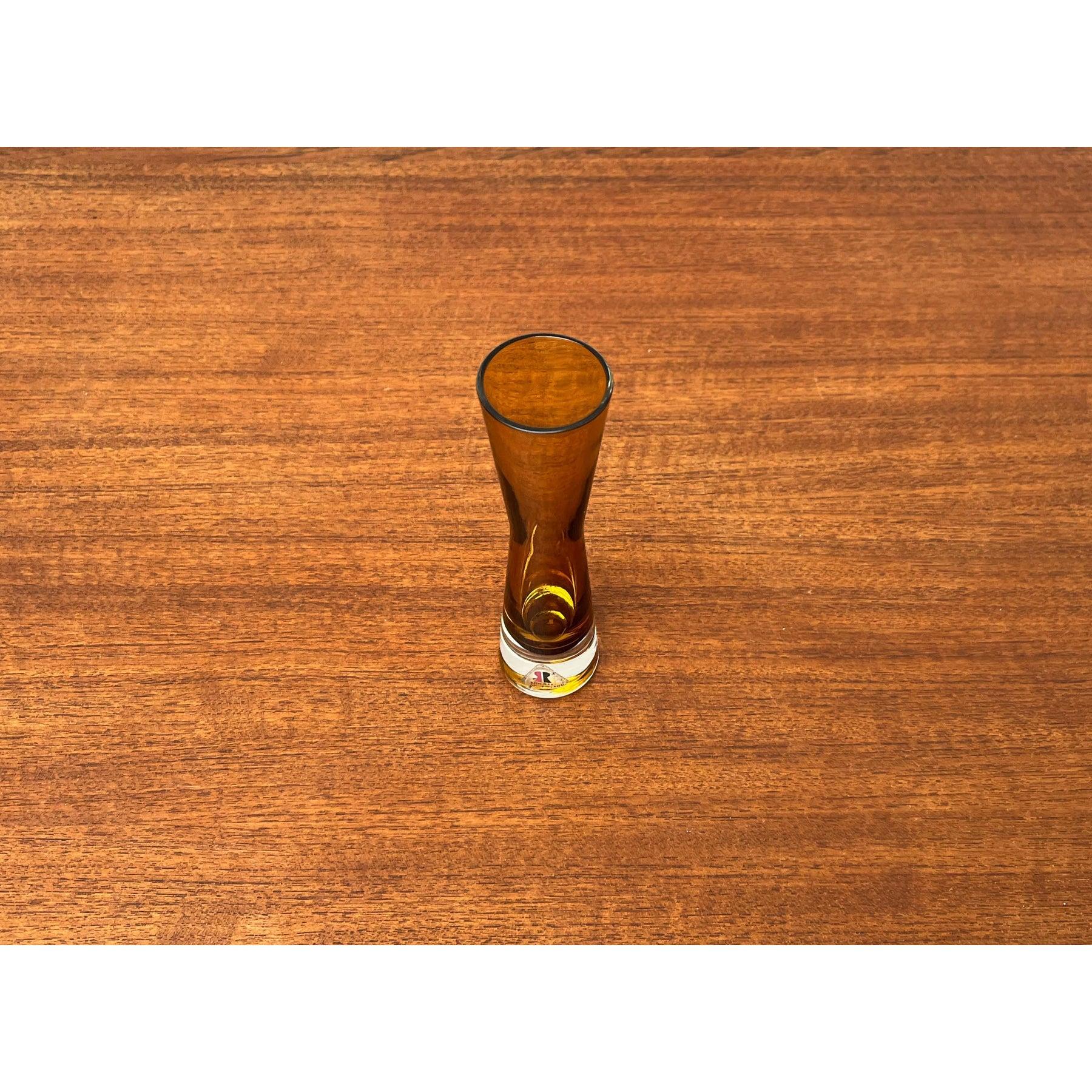 Finlandese Vaso di vetro Diabolo di Riihimäki Lasi, anni '60, della modernità di metà secolo in vendita
