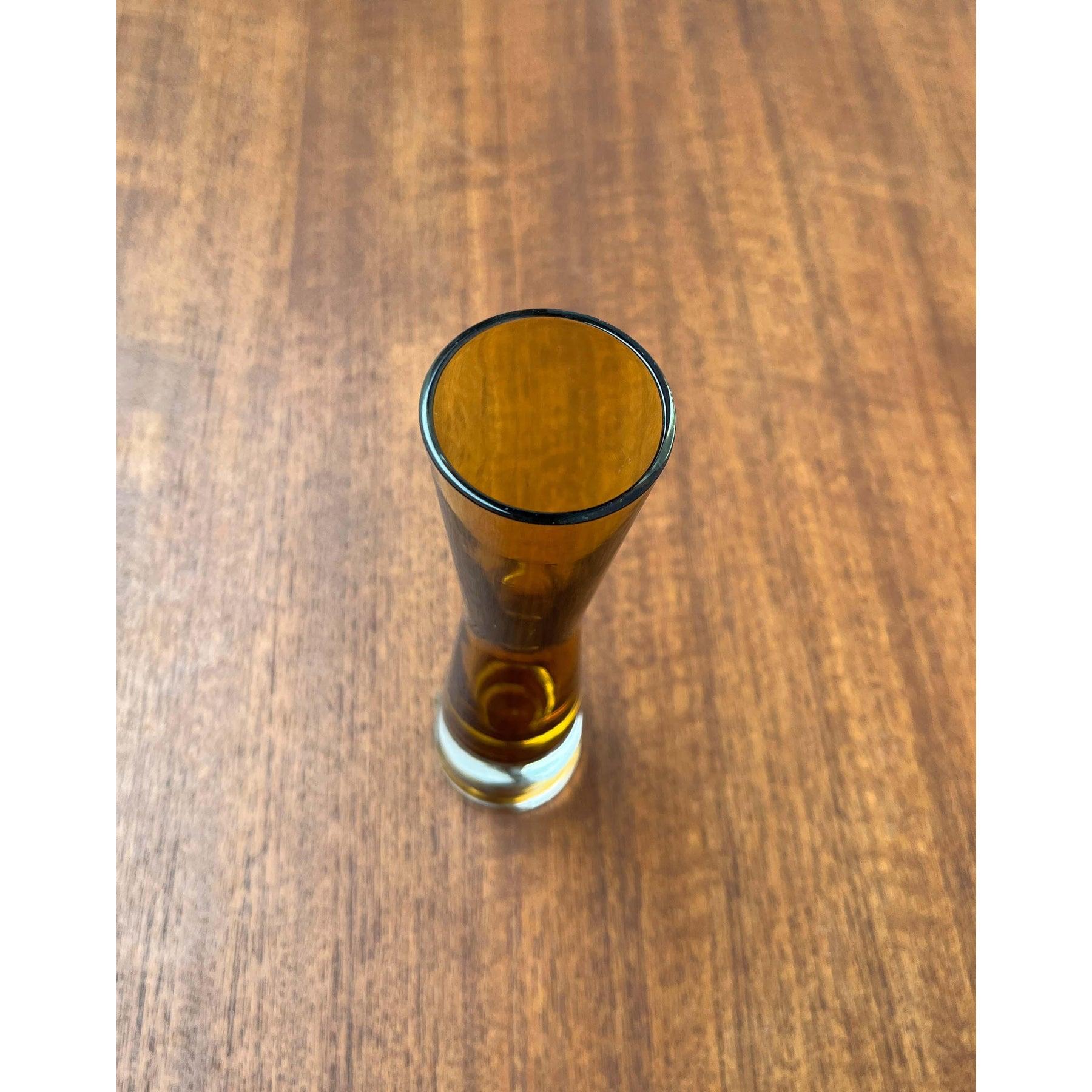 Vaso di vetro Diabolo di Riihimäki Lasi, anni '60, della modernità di metà secolo in vendita 1