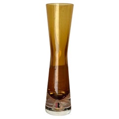 Vaso di vetro Diabolo di Riihimäki Lasi, anni '60, della modernità di metà secolo
