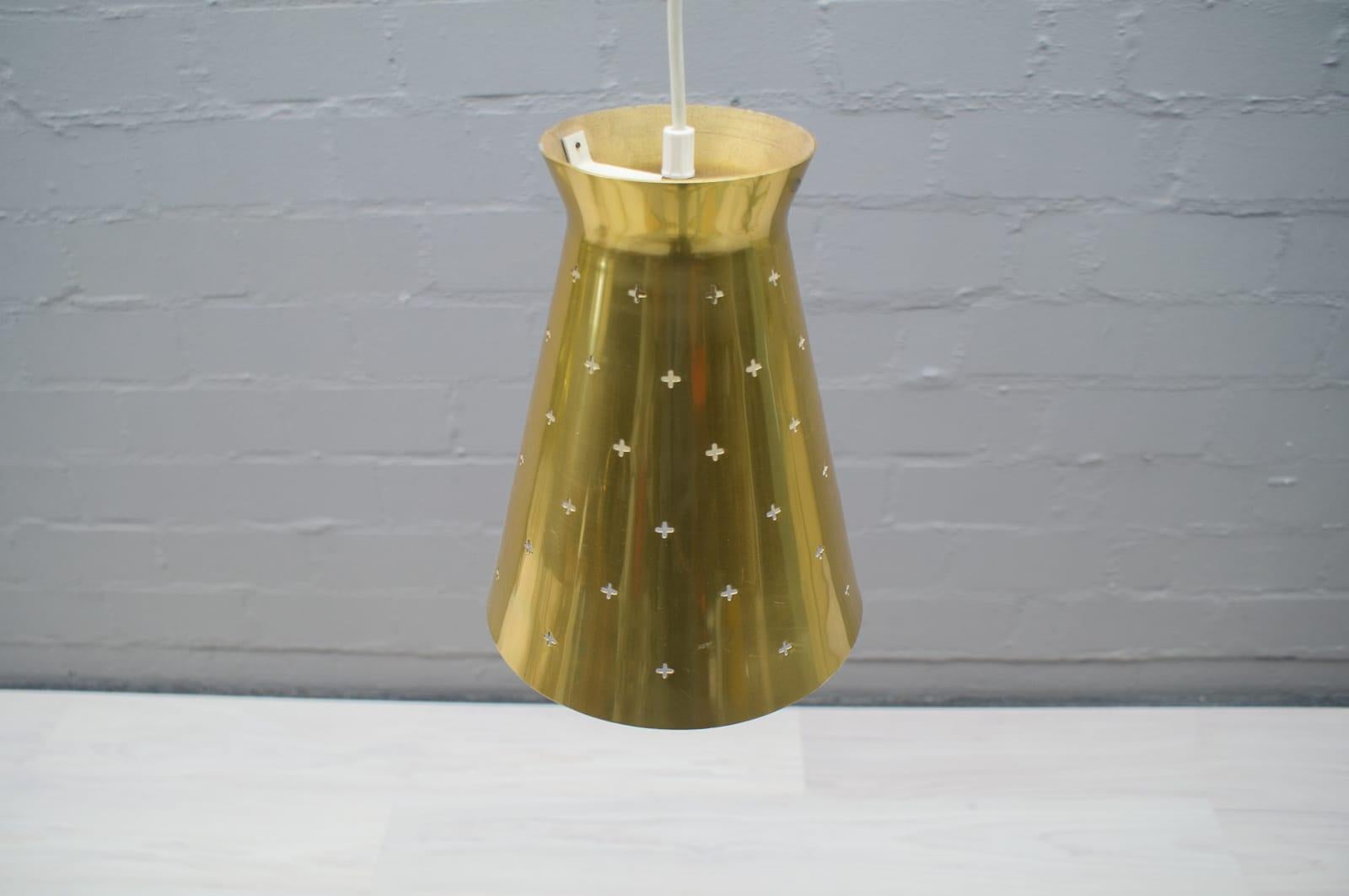 Mid-20th Century Mid-Century Modern Diabolo Pendant Lamp by Hillebrand, 1950s, Germany For Sale