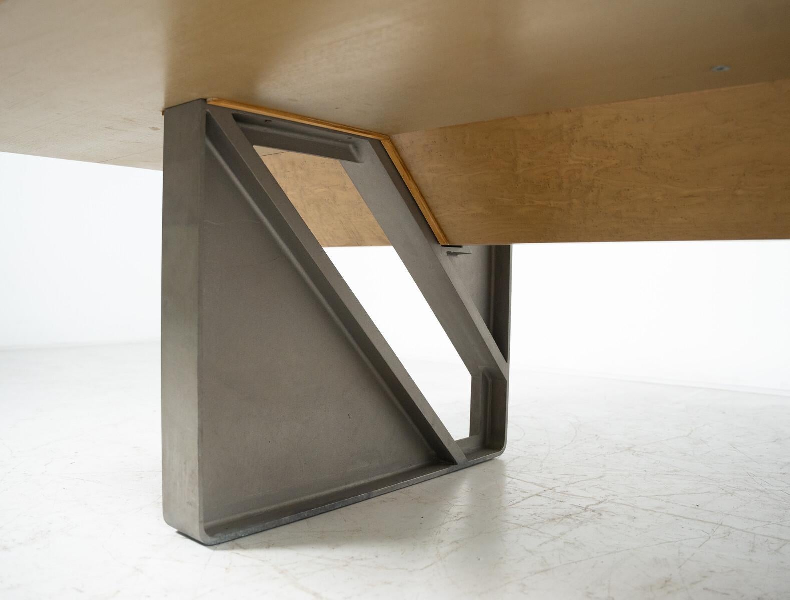 Moderner Diagonal-Schreibtisch aus der Mitte des Jahrhunderts von Giovanni Offredi für Saporiti im Angebot 5